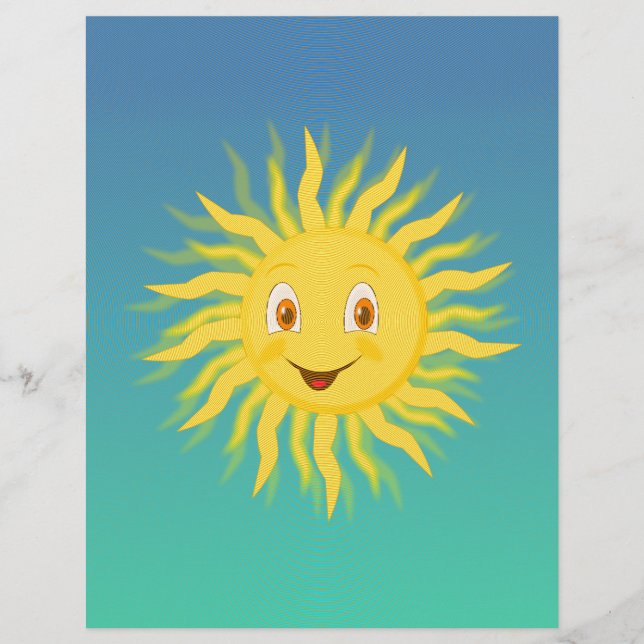 Sunshine With Circular Lines (Front)