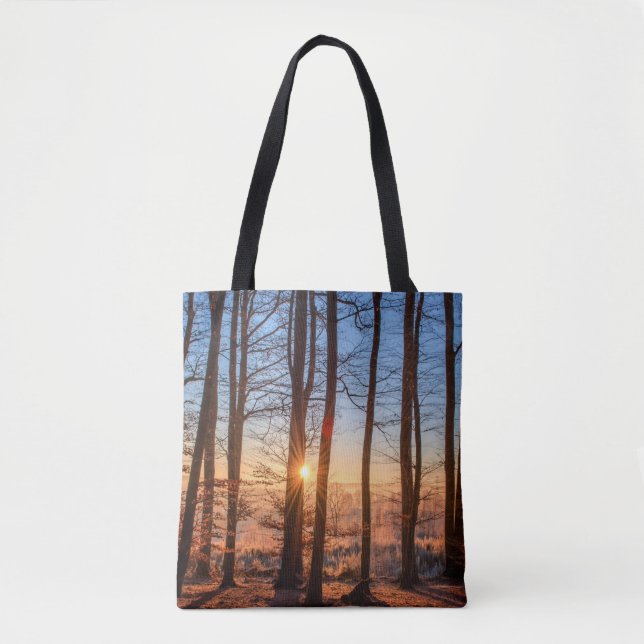 Sunshine Woods Captivating Durable Tote Bag (Front)