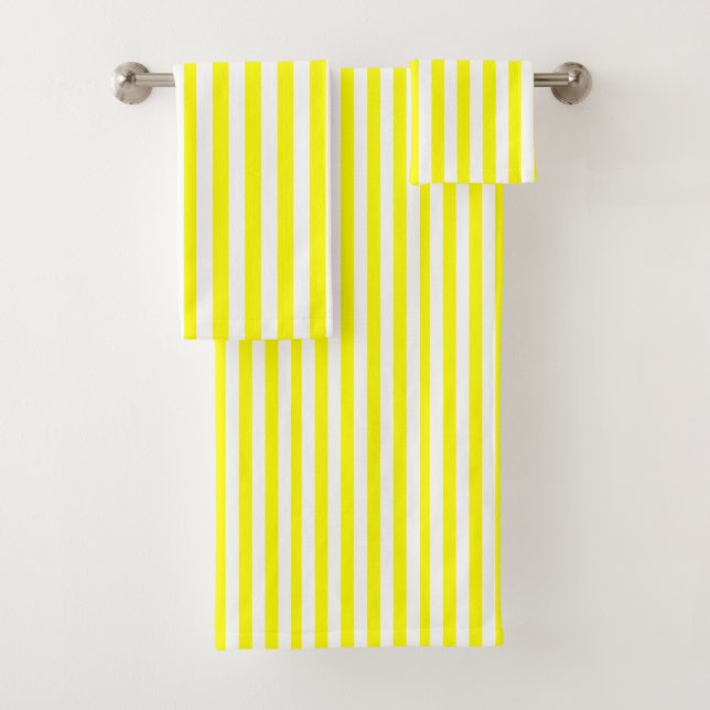 Sunshine Yellow and White Striped (En situation)