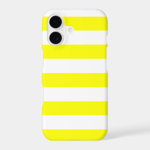 Sunshine Yellow and White Striped Print