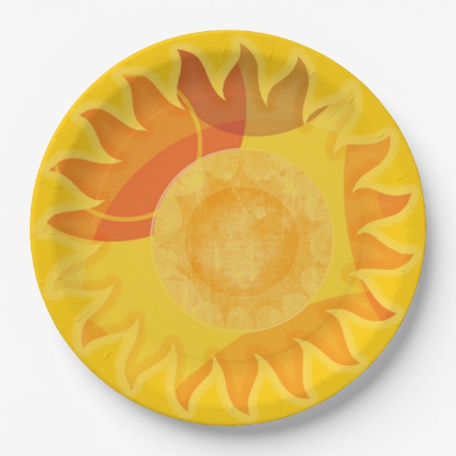Sunshine Yellow Plate (Front)