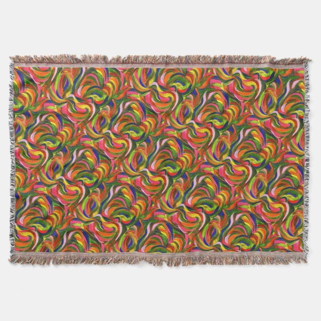 Sunshine's woven throw blanket (Front)