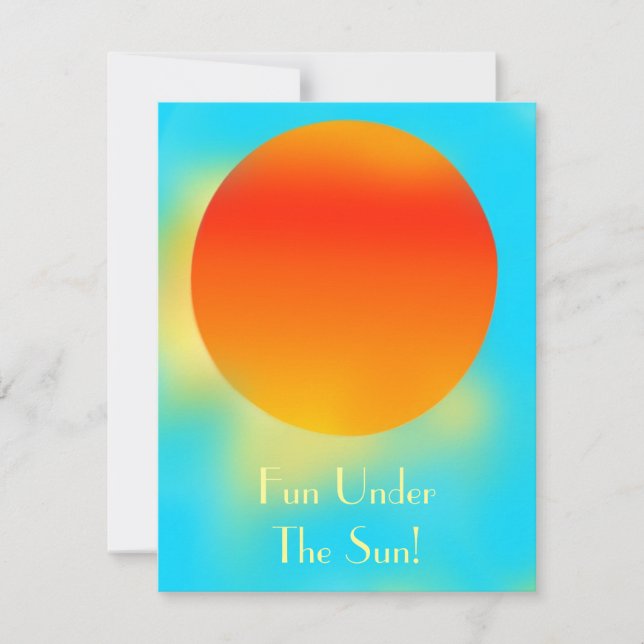 Sunshiny Day Invitation (Front)