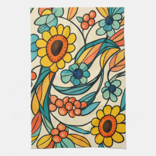 Sunstream Bloom Kitchen Towel