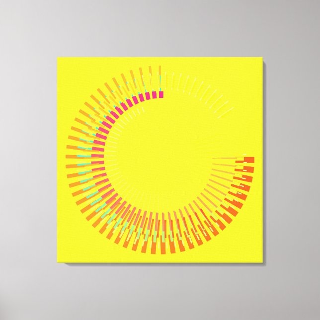 Sunthesizer Canvas Print (Front)