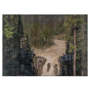 Sunwapta Falls, Waterfall Photography Cutting Board