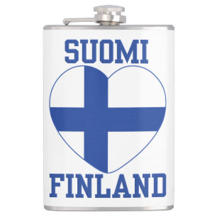 SUOMI FINLAND custom flask