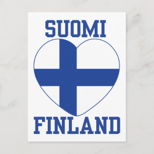 SUOMI FINLAND custom postcard