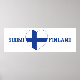SUOMI FINLAND custom poster