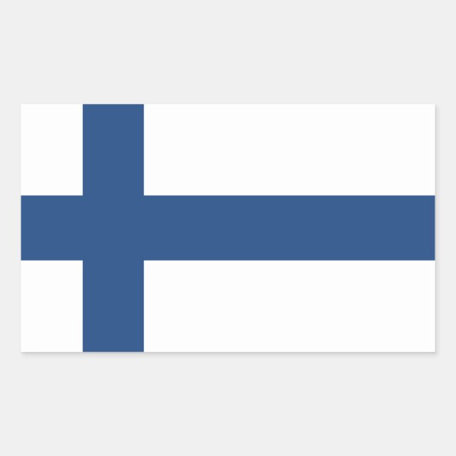 SUOMI FINLAND FLAG STICKER (Front)