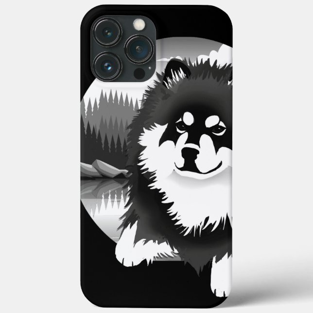 SUOMI- Finnish Lapphund Iphone 13 pro max case (Back)