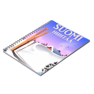 Suomi Hiihtää (Finland to ski) Notebook