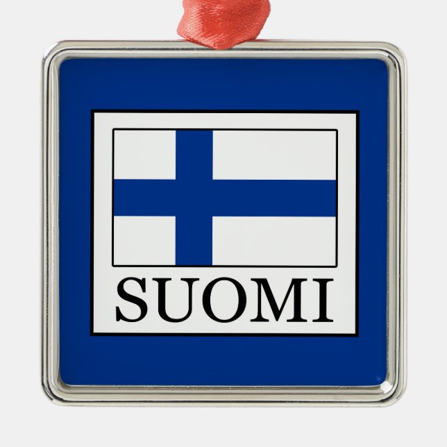 Suomi Metal Ornament (Front)