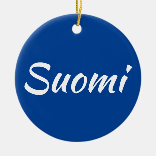 Suomi Ornament / Finnish Ornament / Christmas (Front)