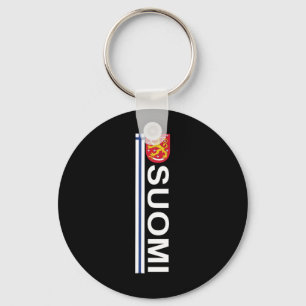 Suomi Soccer And Sport Print - Finnish National Pr Keychain