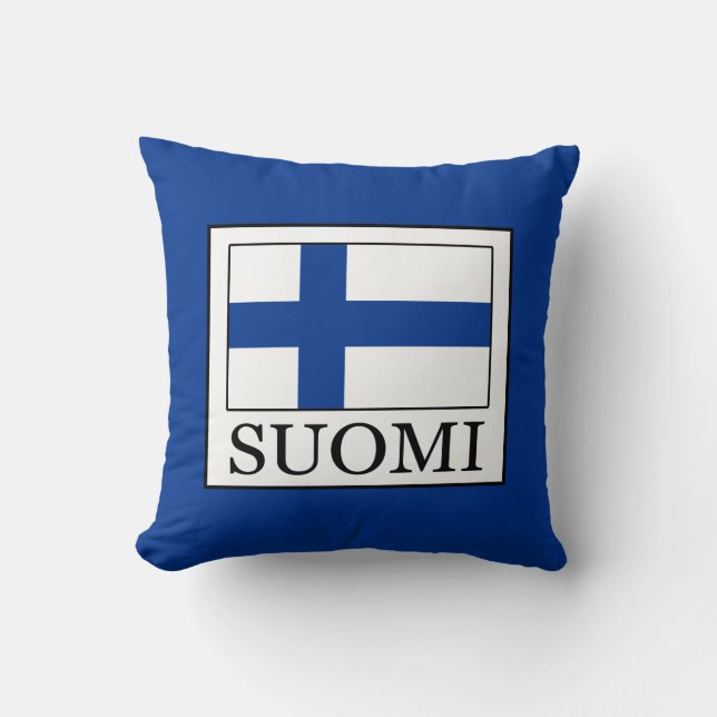 Suomi Throw Pillow (Front)