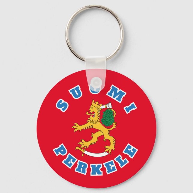 Suomileijona - Suomi-Perkele - avaimenperä Keychain (Front)