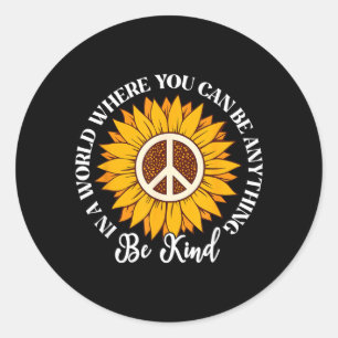 Suower Anti Bullying Day Orange Anti Bullying Be Classic Round Sticker