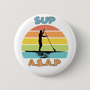 SUP ASAP Stand Up Paddling 2 Inch Round Button