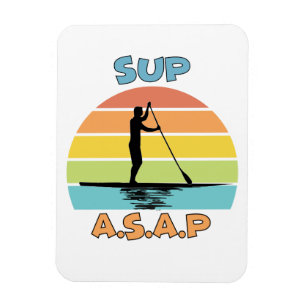 SUP ASAP Stand Up Paddling Magnet