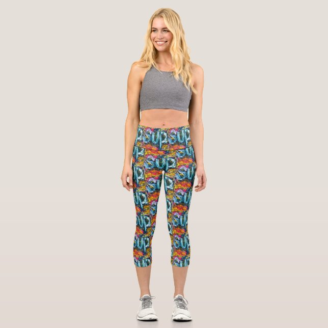 SUP! Capri Leggings (Front)
