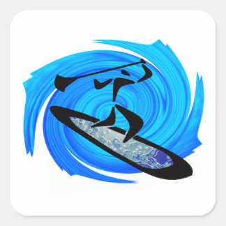 SUP GOES IT SQUARE STICKER