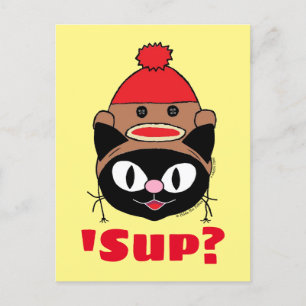 Sup ? (Quoi de neuf) Carte postale Casquette de si
