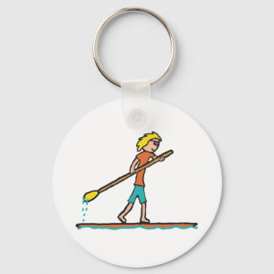 SUP Stand Up Paddleboard Keychain