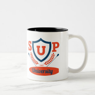 SUP University Two-Tone Coffee Mug