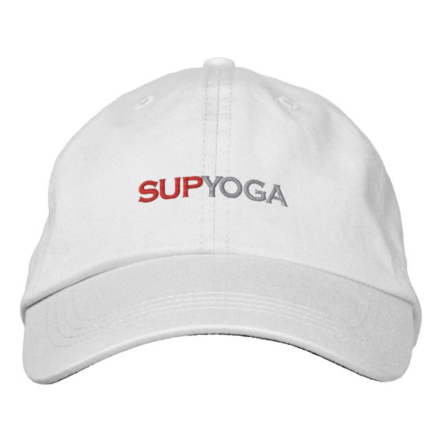 SUP YOGA EMBROIDERED HAT (Front)