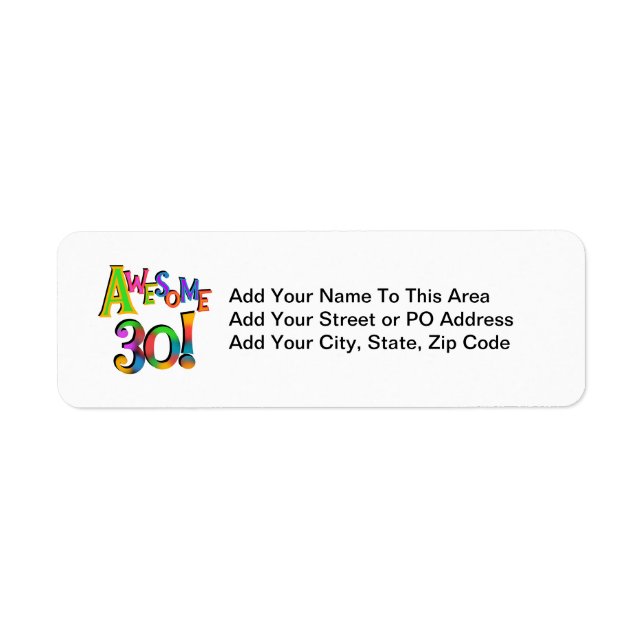 Super 30 T-shirts et cadeaux d'anniversaire (Devant)