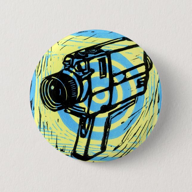 super 8 movie camera button (Front)