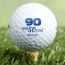 Super 90e anniversaire balles de golf 90 ans fête