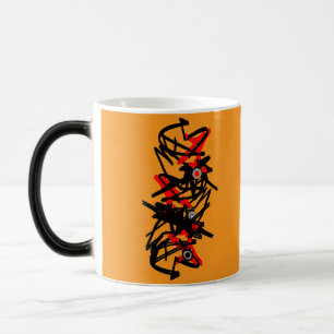 SUPER ABSTRACT 3D COFFEE MUG! MAGIC MUG