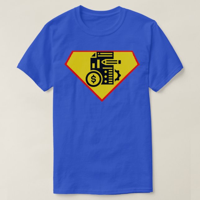 Super Accountant 1 T-Shirt (Design Front)