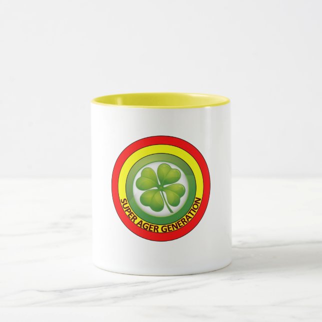 Super Ager Lucky clover Mug (Center)