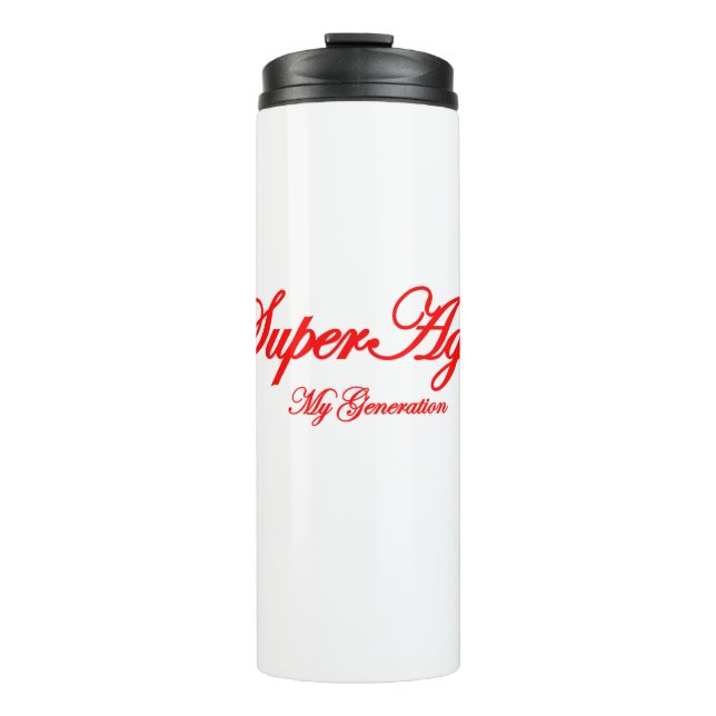 SUPER AGER Thermal Tumbler (Front)