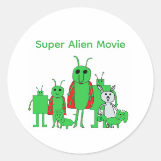 Super Alien Movie Autocollants de personnage compl