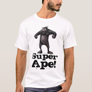Super Ape Funny Men's Custom Monkey T-Shirt