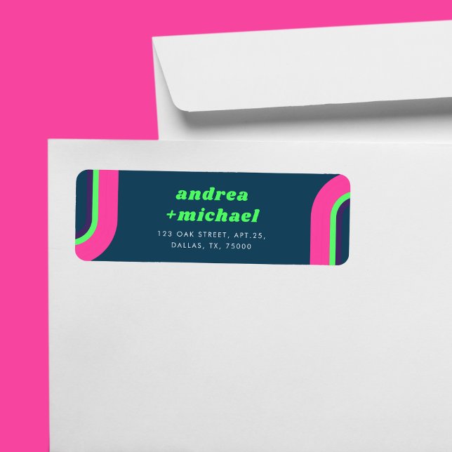 Super arc-en-ciel rose Turquoise Lime vert Mariage (Créateur téléchargé)