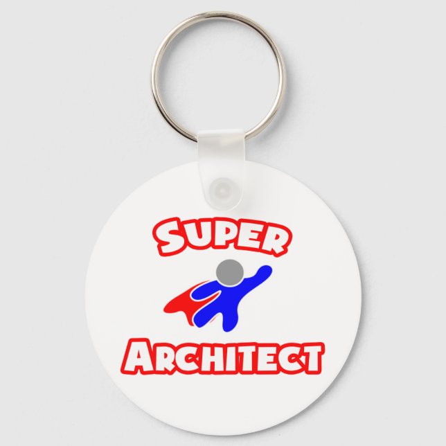 Super Architect Keychain (Front)