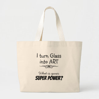 Super Artist Stained Glass Canvas Tote