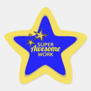 Super Awesome Work Stickers