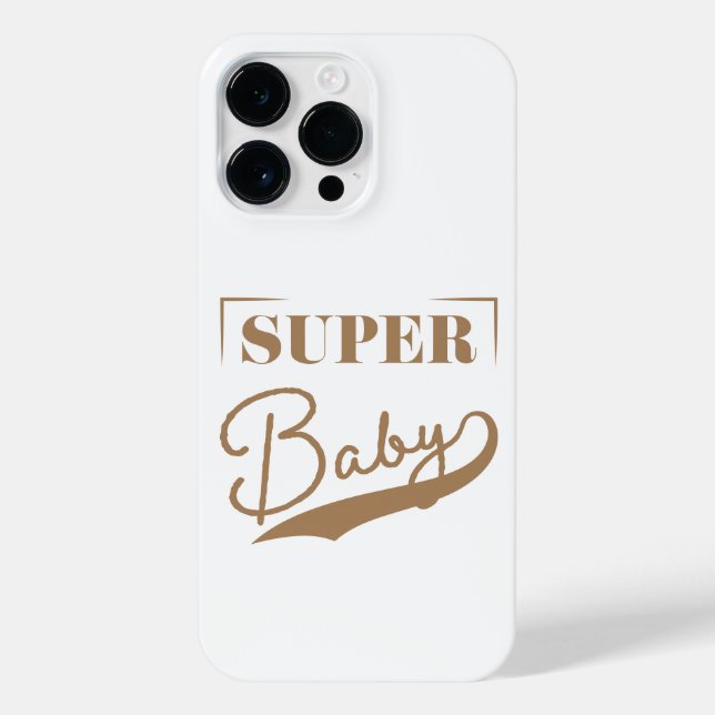 Super Baby iPhone Case (Back)