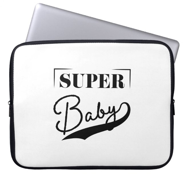 Super Baby Laptop Sleeve (Front)