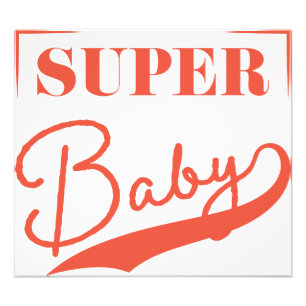 Super Baby Photo Print