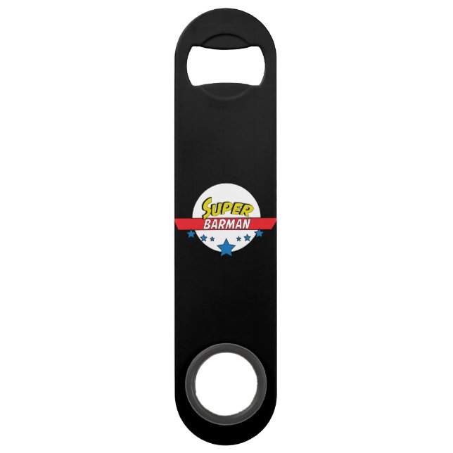 Super barman, #barman bar key (Front)