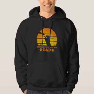 Super Bernese Mountain Dad Dog Retro Vintage Hoodie