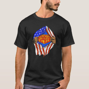 Super Biological Father Hero Family T-Shirt