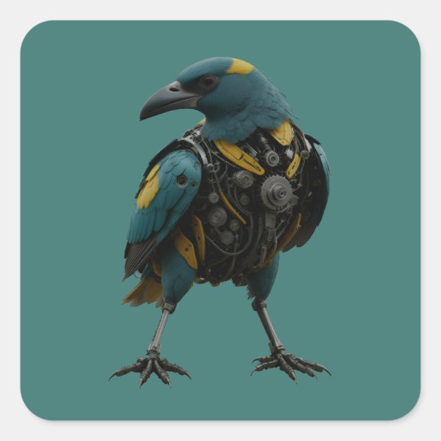 Super Bird Square Sticker (Front)